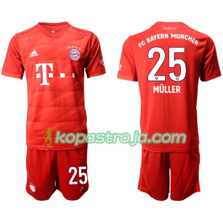 Billiga Fotbollströjor FC Bayern München MULLER 25 Barn Hemma tröja 2019/20 Kortärmad